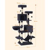 Feandrea Cat Tower, Height 168 cm, up to 6 cats (PCT165G01) (FEAPCT165G01)-FEAPCT165G01