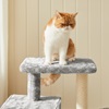 Feandrea Cat Tower, Height 84 cm, up to 2 cats (PCT142W01) (FEAPCT142W01)-FEAPCT142W01