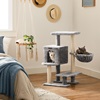 Feandrea Cat Tower, Height 84 cm, up to 2 cats (PCT142W01) (FEAPCT142W01)-FEAPCT142W01