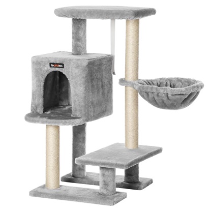 Feandrea Cat Tower, Height 84 cm, up to 2 cats (PCT142W01) (FEAPCT142W01)-FEAPCT142W01