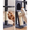 Feandrea Cat Tower, Height 135 cm, up to 3 cats (PCT132G01) (FEAPCT132G01)-FEAPCT132G01