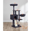 Feandrea Cat Tower, Height 135 cm, up to 3 cats (PCT132G01) (FEAPCT132G01)-FEAPCT132G01