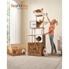 Feandrea Cat Tower With Litter box Height 185 cm, up to 2 cats (PCT15GYZ) (FEAPCT15GYZ)-FEAPCT116X01