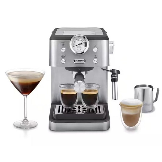 De'Longhi Classic Automatic Espresso Machine 1325W Silver (EM450.M) (DLGEM450-M)-DLGEM450-M
