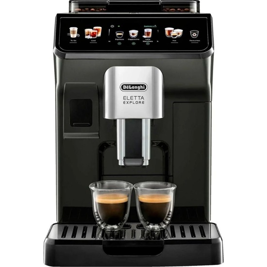 De'Longhi Eletta Explore Automatic Espresso Machine 1450W Black (ECAM450.55.G) (DLGECAM450-55-G)-DLGECAM450-55-G