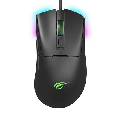 Havit RGB Gaming Mouse Black (MS966-BK) (HAVMS966-BK)-HAVMS966-BK