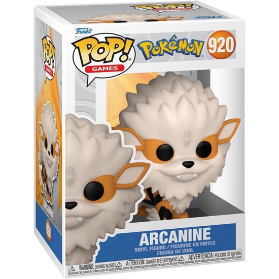 Funko Pop! Games: Pokemon - Arcanine #920 (FNK90799)-FNK90799