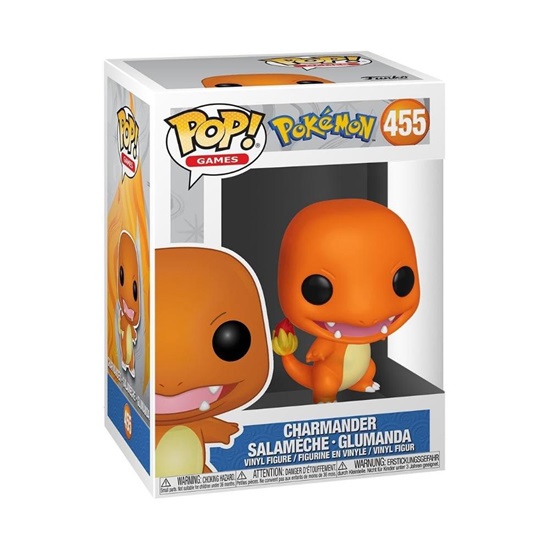 Funko Pop! Games: Pokemon - Charmander #455 (FNK04034)-FNK04034