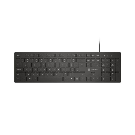 Natec Keyboard Herring Glow Us Black (NKL-2341) (NTCNKL-2341)-NTCNKL-2341