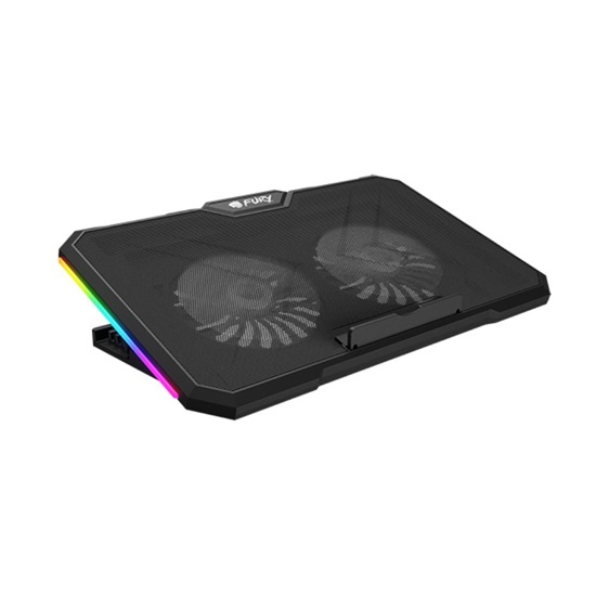 Fury Gaming Laptop Cooler Pad Gunbai G3 14.1 - 17.3", 2 Fans, RGB  (NFC-2375) (FURNFC-2375)-FURNFC-2375