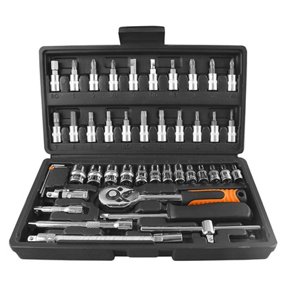 Shind Σετ Καρυδακια 1/4'' 46τεμ. (SHI-31513) (SHI31513)-SHI31513