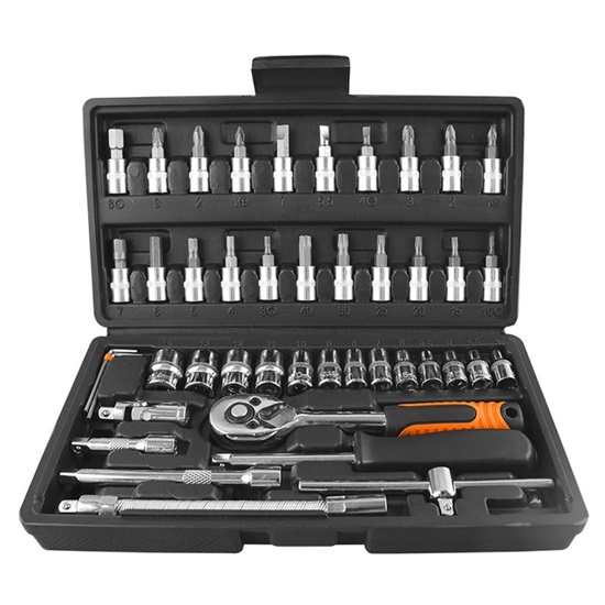 Shind Σετ Καρυδακια 1/4'' 46τεμ. (SHI-31513) (SHI31513)-SHI31513