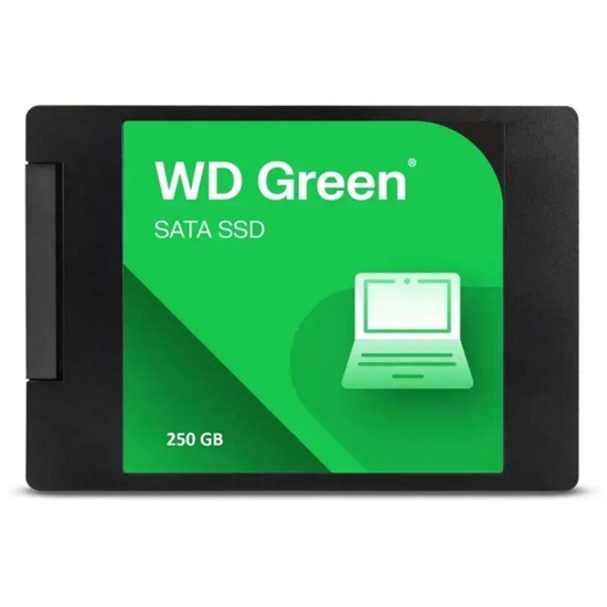 Western Digital Green SATA SSD 250GB 2.5”/7mm Cased (WDS250G5G0A-00CPT0)-WDS250G5G0A