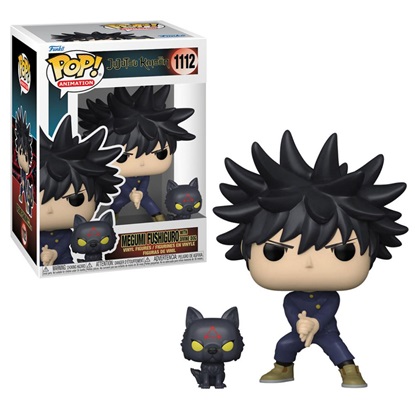 Funko Pop! Animation: Jujutsu Kaisen - Megumi Fushiguro with Divine Dog #1112 (FNK13606)-FNK13606