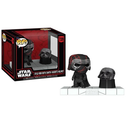 Funko Pop! Movies: Star Wars - Kylo Ren with Darth Vader's Helmet #739 (FNK07722)-FNK07722