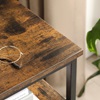 Vasagle Τραπεζάκι Rustic Brown 45 x 45 x 60 cm (LET067B01) (VASLET067B01)-VASLET067B01
