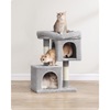 Feandrea Cat Tower, Height 67 cm, up to 2 small cats (PCT611W01) (FEAPCT611W01)-FEAPCT611W01