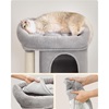 Feandrea Cat Tower, Height 67 cm, up to 2 small cats (PCT611W01) (FEAPCT611W01)-FEAPCT611W01