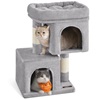 Feandrea Cat Tower, Height 67 cm, up to 2 small cats (PCT611W01) (FEAPCT611W01)-FEAPCT611W01