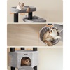 Feandrea Cat Tower XXl, Height 186.7 cm, up to 4 Cats, Σκούρο Γκρι & Μαύρο (PCT008G02) (FEAPCT008G02)-FEAPCT008G02