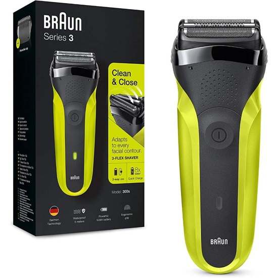 Braun Shaver Series 3 300s Green (276326) (BRA276326)-BRA276326