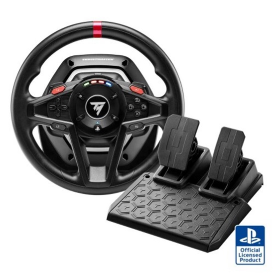 Thrustmaster Volante T128 + Pedaliera Magnetica PC/PS4/PS5 (4160781) (THR4160781)-THR4160781