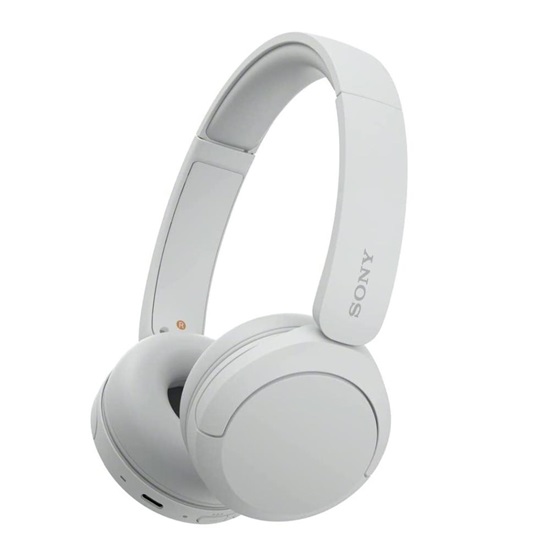 Sony Headphones with Microphone WH-CH520 Bluetooth On-Ear White (WHCH520W.CE7) (SNYWHCH520W.CE7)-SNYWHCH520W.CE7