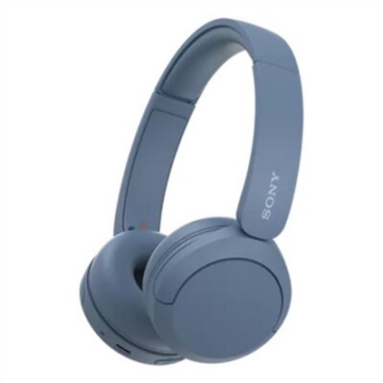 Sony Headphones with Microphone WH-CH520 Bluetooth On-Ear Blue (WHCH520L.CE7) (SNYWHCH520L.CE7)-SNYWHCH520L.CE7