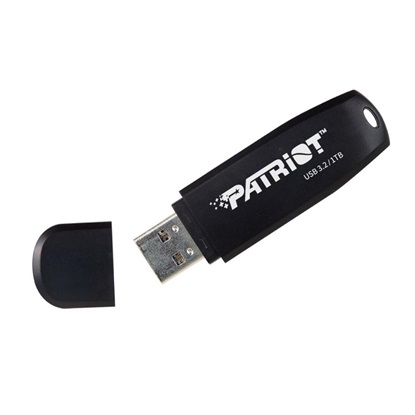 Patriot Pendrive Xporter Core 1TB USB 3.2 Gen 1 80MB/s Black (PSF1TBXRB3U) (PATRPSF1TBXRB3U)-PATRPSF1TBXRB3U