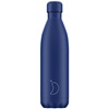 Chilly's Monochrome Μπουκάλι Θερμός Ανοξείδωτο BPA Free 750ml Blue All Matte (207277) (CHI207277)-CHI207277