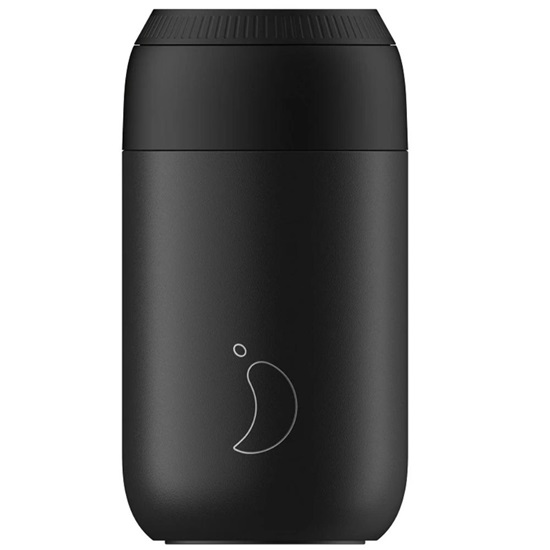 Chilly's Ποτήρι Θερμός Series 2 Coffee Cup Abyss Black 340ML 22120 (22120) (CHI22120)-CHI22120