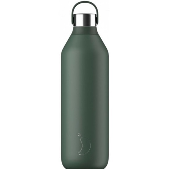 Chilly's Μπουκάλι Θερμός Series 2 Bottle Pine Green 1L 222-101 (222-101) (CHI222-101)-CHI222-101