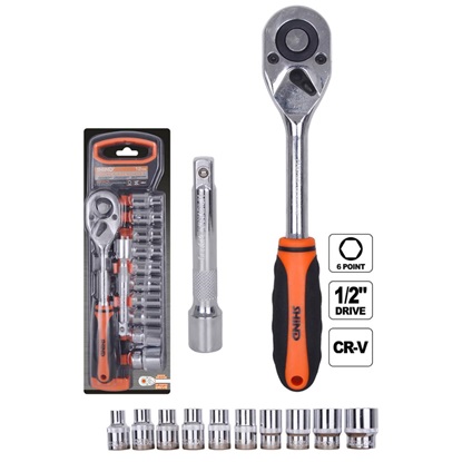 Shind Σετ Καρυδακια 1/2'' 12τεμ. (SHI-94319) (SHI94319)-SHI94319