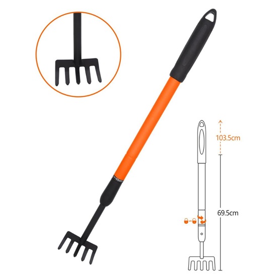 Shind Τηλεσκοπικη Τσουγκρανα Κηπου 69,5-103,5cm (SHI-94706) (SHI94706)-SHI94706