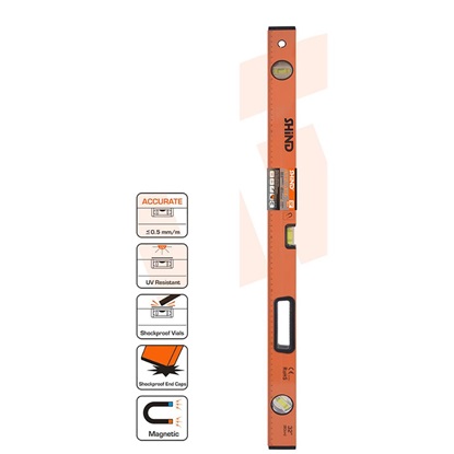 Shind Αλφαδι Αλουμινιου Me Matia 80cm (SHI-94534) (SHI94534)-SHI94534