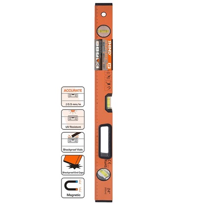 Shind Αλφαδι Αλουμινιου Μαγνητικο 60cm (SHI-94533) (SHI94533)-SHI94533