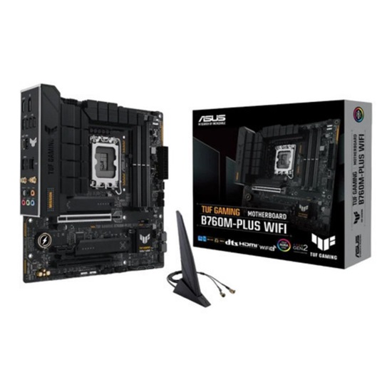 ASUS TUF GAMING B760M-PLUS WIFI II Intel B760 LGA 1700 micro ATX (90MB1HE0-M0EAY0) (ASU90MB1HE0-M0EAY0)-ASU90MB1HE0-M0EAY0