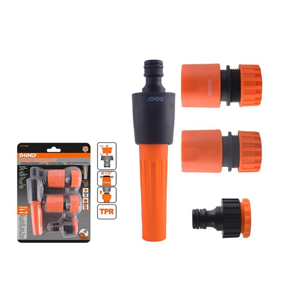 Shind Σετ Υδρορυθμιστες Ποτισματος Με Ρακορ 1/2” (SHI-37687) (SHI37687)-SHI37687