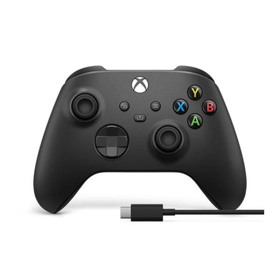 Microsoft XBOX SERIE X/S Controller Black + Cavo W10 (EP2-29944) (MICEP2-29944)-MICEP2-29944