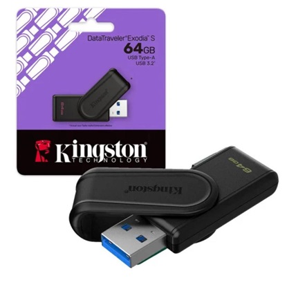Kingston Pendrive USB-A 3.2 64GB DTXS/64GB (DTXS/64GB) (KINDTXS-64GB)-KINDTXS-64GB