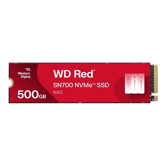 Western Digital Red SN700 SSD 500GB M.2 NVMe PCI Express 3.0 (WDS500G1R0C)-WDS500G1R0C