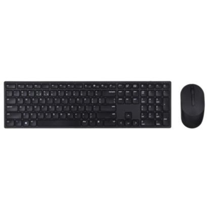 Dell Mouse and keyboard set KM5221W US-Int RTL Black (580-AJRC) (DEL580-AJRC)-DEL580-AJRC