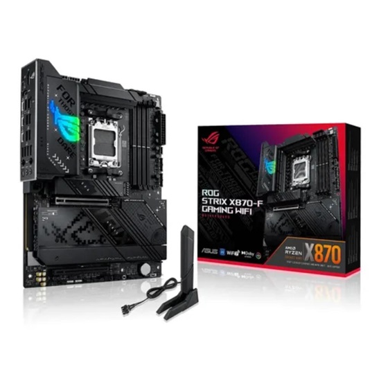 ASUS ROG STRIX X870-F GAMING WIFI AMD X870 Socket AM5 ATX (90MB1IV0-M0EAY0) (ASU90MB1IV0-M0EAY0)-ASU90MB1IV0-M0EAY0
