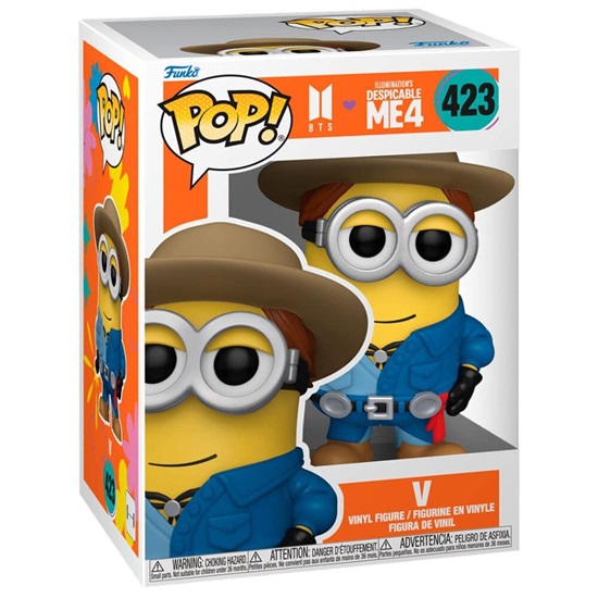 Funko Pop! Rocks: BTS x Despicable Me: Minion V #423 (FNK59691)-FNK59691