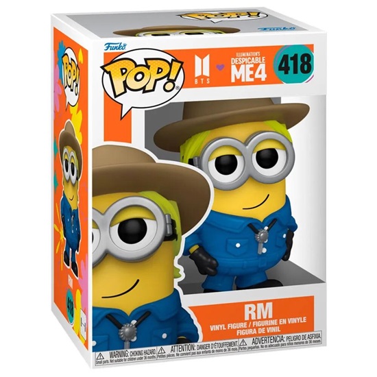 Funko Pop! Rocks: BTS x Despicable Me: Minion RM #418 (FNK59677)-FNK59677