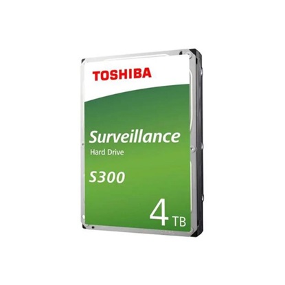 Toshiba S300 Surveillance 4TB HDD 3.5" SATA III 5400rpm 128MB Cache (HDWT840UZSVA) (TOSHDWT840UZSVA)-TOSHDWT840UZSVA