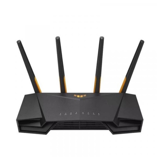 ASUS TUF Gaming AX3000 V2 wireless router Gigabit Ethernet Dual-band (2.4 GHz / 5 GHz) Black, Orange (TUF-AX3000 V2) (ASUTUF-AX3000 V2)-ASUTUF-AX3000 V2