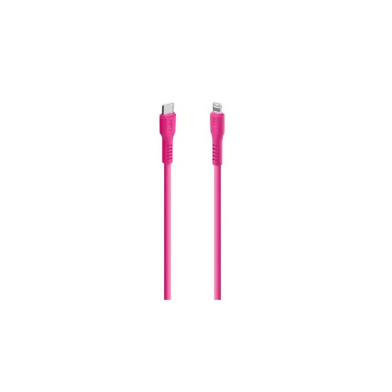ttec Type-C - Lightning Charge / Data Cable 120cm Neon Pink (2DK60NP) (TTEC2DK60NP)-TTEC2DK60NP
