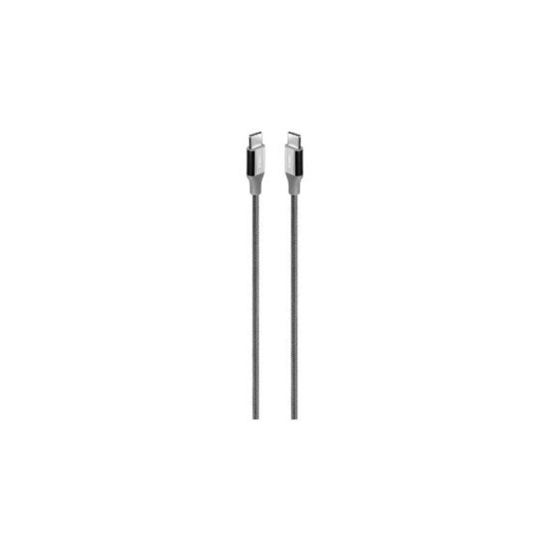 ttec AlumiCable 65W Type-C - Type-C Fast Charge CableSpace Grey300cm (2DK52UG) (TTEC2DK52UG)-TTEC2DK52UG