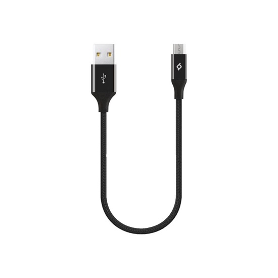 ttec AlumiCable 65W Type-C - Type-C Fast Charge Cable Space Grey 30cm (2DK50UG) (TTEC2DK50UG)-TTEC2DK50UG